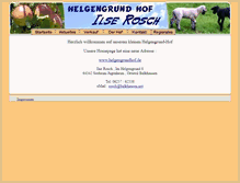 Tablet Screenshot of helgengrundhof.balkhausen.net